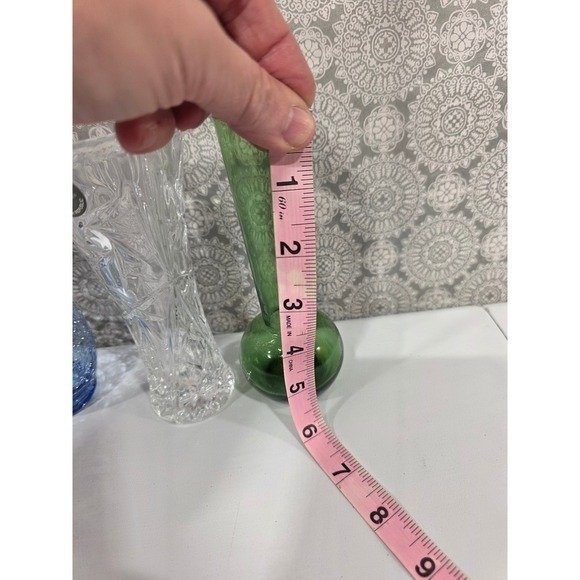 Lenox Fine Crystal Vase Czech Republic Cut Glass Bud Vase + More Unbranded - Picture 6 of 10